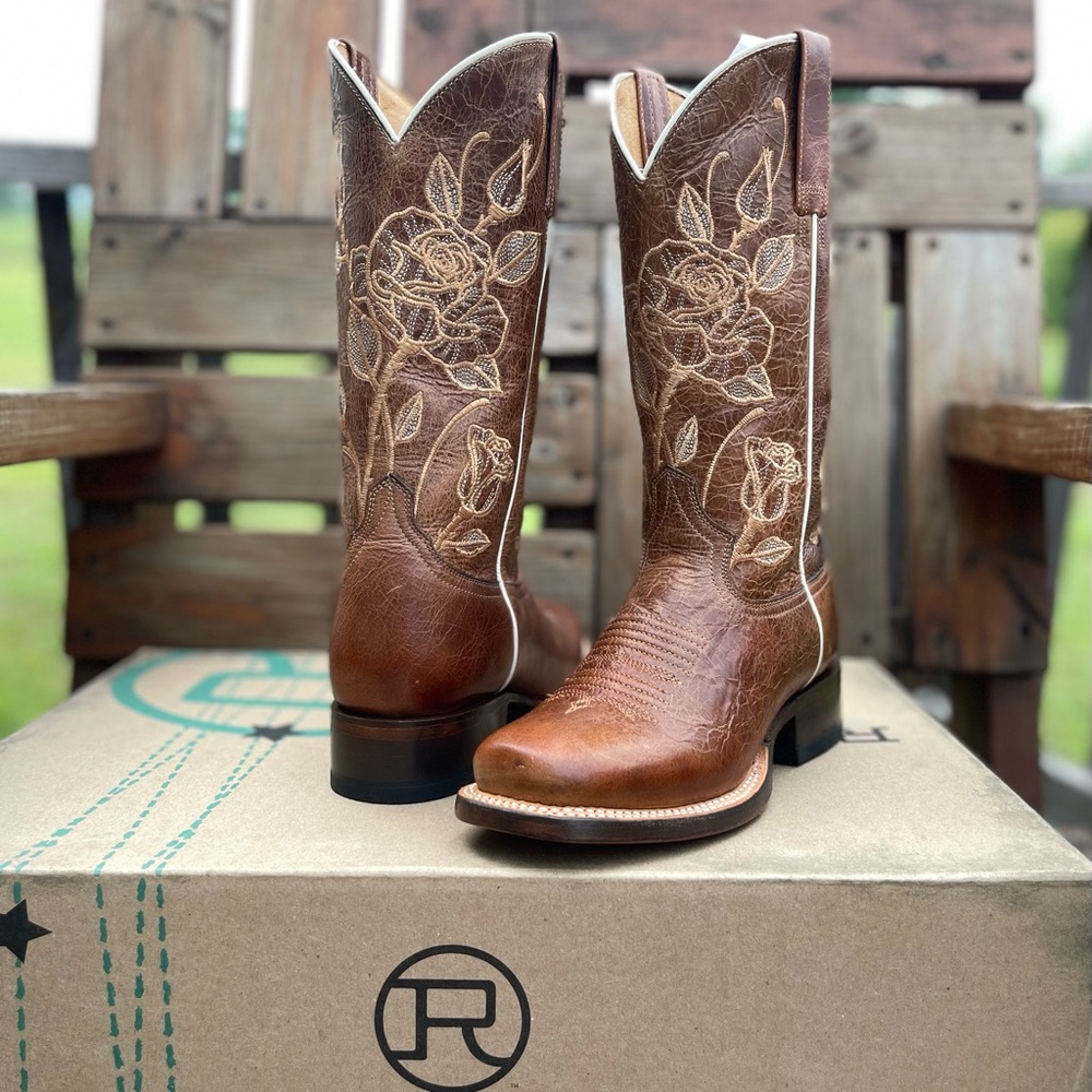 Roper Desert Rose Steppin out Western Boot - Picture 4 of 5